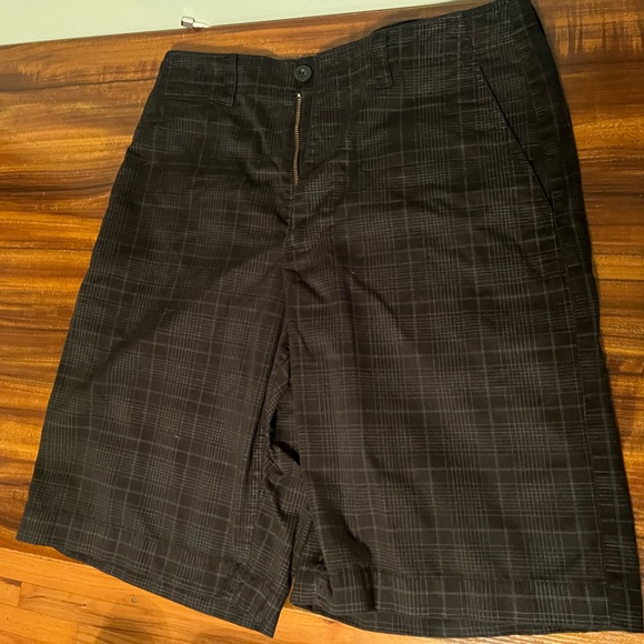 Champs flat front black shorts - Picture 1 of 3